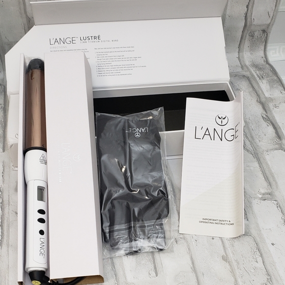 NIB L'ange Lustre' 32mm Tourmaline Digital Wand ~ White - Picture 3 of 4